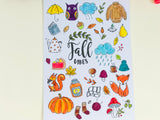 Cozy Fall Vibes Card Adult Coloring Printable Card