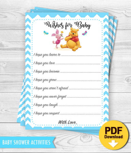 Baby Shower Game Winnie the Pooh Baby Word Scramble INSTANT