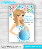 Floral Baby Shower Favors Eos Balm Holder Floral Baby Shower - PRINTABLE CARD