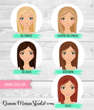 Eos Balm Holder Card Baby Shower Favors Mom to be in polka dots pattern dress - PRINTABLE CARD