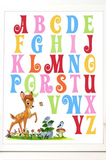 Disney Nursery Decor Wall Art - Bambi Alphabet Numbers - PRINTABLE