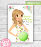 Floral Baby Shower Favors Eos Balm Holder - PRINTABLE PDF