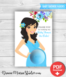 Eos Baby Shower Favors Eos Balm Holder Floral Baby Shower - INSTANT DOWNLOAD