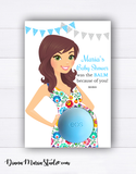 Fiesta Baby Shower Favors Eos Balm Holder - Printable PDF