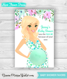 Floral Baby Shower Favors Eos Balm Holder Floral Baby Shower - PRINTABLE CARD