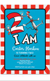 Dr. Seuss Birthday Invitation Printable PDF