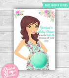 Floral Baby Shower Favors Eos Balm Holder - PRINTABLE PDF