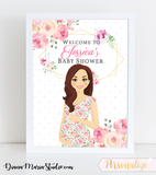 Baby Shower Favors Eos Balm Holder Floral Baby Shower Theme - PRINTABLE CARD