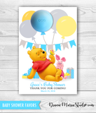 Winnie the Pooh Eos Lip Balm Holder Baby Shower Winnie Favors - PRINTABLE PDF