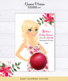 Fall Baby Shower Favors Eos Balm Holder - PRINTABLE PDF