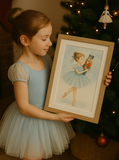 Ballerina With Nutcracker Print Christmas Collection Instant Download