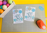 Elephant Boy Baby Shower Favors for eos lip balm - Printable Template