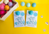 Elephant Boy Baby Shower Favors for eos lip balm - Printable Template