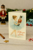 Ballet Magic – Ballerina With Nutcracker Print Christmas Collection Instant Download