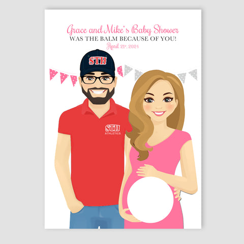 Custom order for Grace and Mike's  Baby Shower