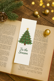 Watercolor Christmas Tree Wall Art | ’Tis the Season Quote Print