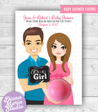 Eos Balm Holder Favors for Couple Baby Shower - Printable PDF