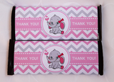 Chocolate Bar Wrappers Elephant Girl Baby Shower Printable Candy Wrapper Label Pink Chevron