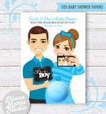 Co-ed Baby Shower Favors Instagram Theme Eos Balm holder - Printable PDF