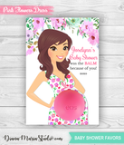 Floral Baby Shower Favors Eos Balm Holder Floral Baby Shower - PRINTABLE CARD