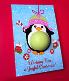 DIY Christmas Gift Penguin Eos balm holder - Christmas ornament 2022 Stocking fillers for her - Penguin ornament - INSTANT DOWNLOAD