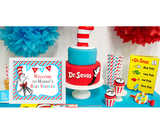 Printable Dr Seuss Welcome Sign Baby Shower Personalized Sign