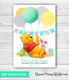 Winnie the Pooh Eos Lip Balm Holder Baby Shower Winnie Favors - PRINTABLE PDF